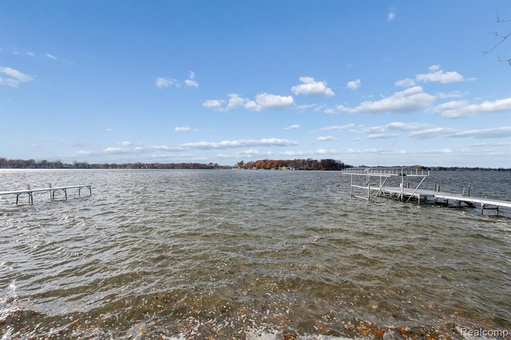 Dock and open water view
